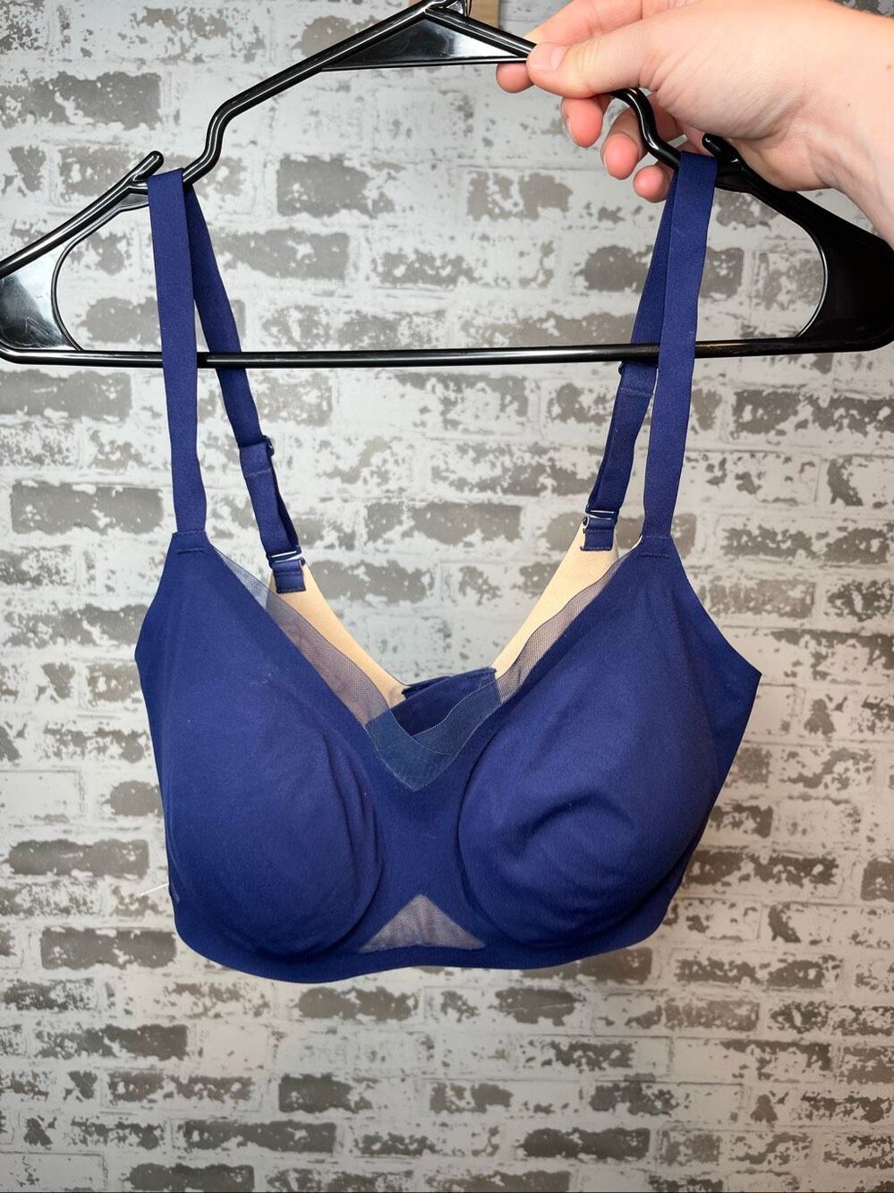 Honey love | women blue bra 36B/C fits like a medium